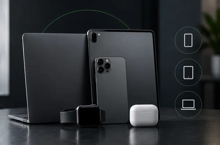 Smartfon, tablet i laptop