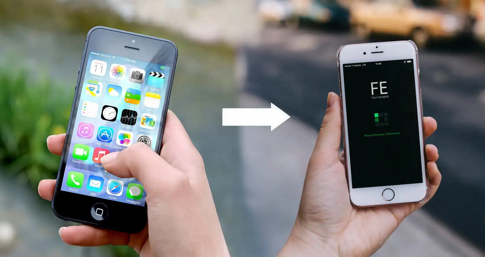 Przenoszenie danych między dwoma telefonami, proces migracji informacji ze starego iPhone'a na nowy smartfon